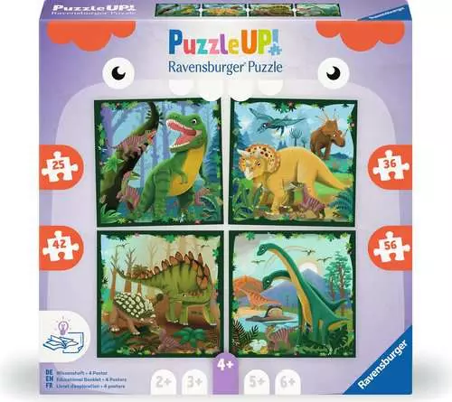 Ravensburger Puzzle Up! Dinosaurs (25/36/42/54pcs)