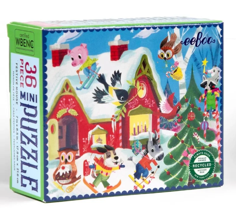 Mini - Woodland Holiday - Festive House (36pcs)