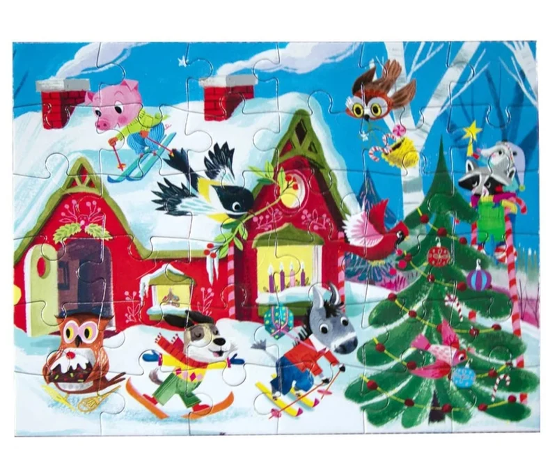 Mini - Woodland Holiday - Festive House (36pcs)