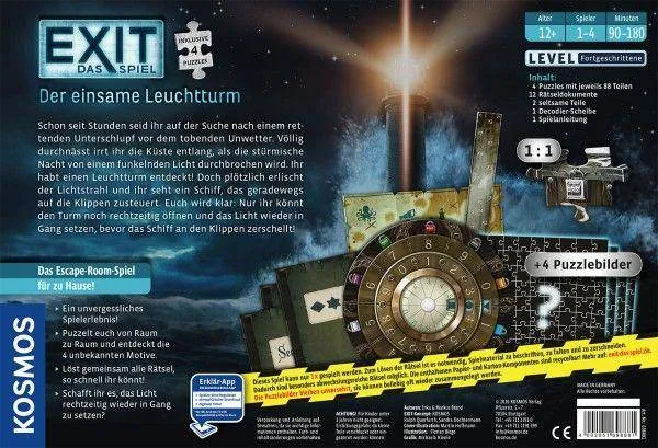 EXIT - Spiel+Puzzle F09: Der einsame Leuchtturm