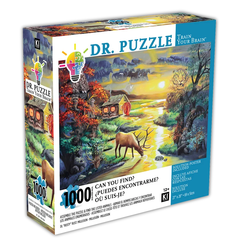 PFG Dr. Puzzle - Millusion, D.L. "Rusty" Rust (1000pcs) (UsageUsed – PUZZLES FOR GOOD)