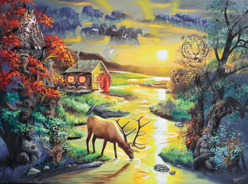 PFG Dr. Puzzle - Millusion, D.L. "Rusty" Rust (1000pcs) (UsageUsed – PUZZLES FOR GOOD)