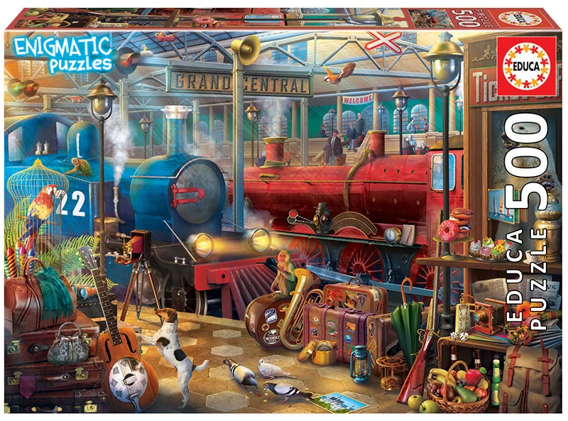 PFG Train Station, Enigmatic Puzzle (UsageUsed – PUZZLES FOR GOOD)