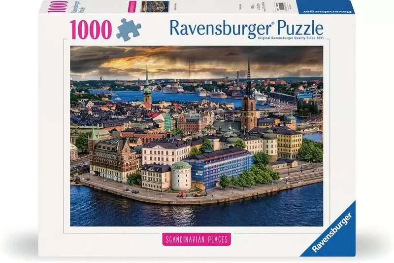 Ravensburger Scandinavian Places - Stockholm, Sweden (1000pcs)