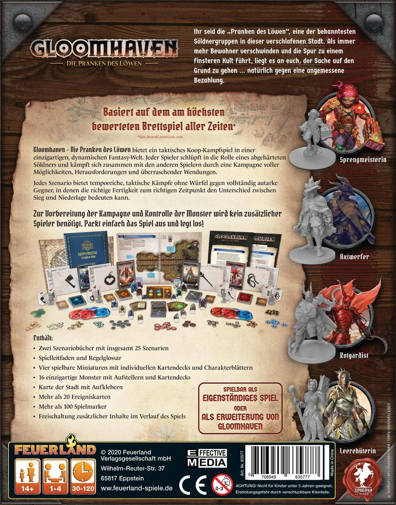 Gloomhaven: Die Pranken des Löwen