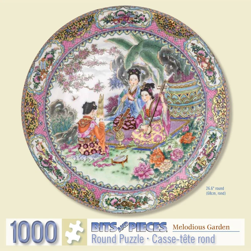 PFG Melodious Garden (ROUND) (1000pcs) (PUZZLES FOR GOOD)