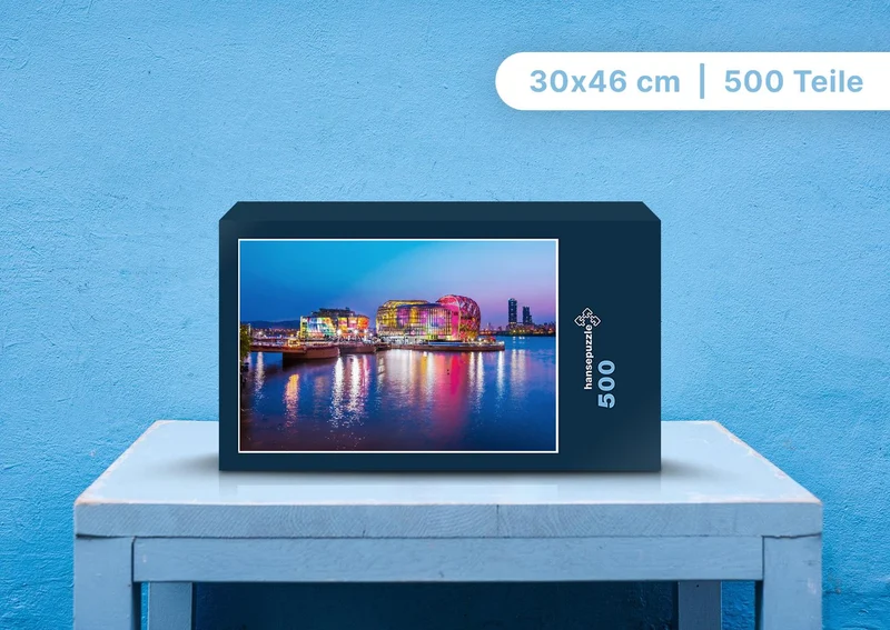 96691 Orte - Stadt am Meer Puzzle