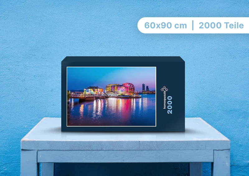 96691 Orte - Stadt am Meer Puzzle
