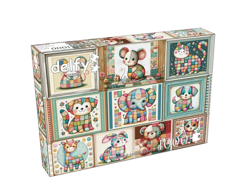 Patchwork Animal Parade (1000pcs)