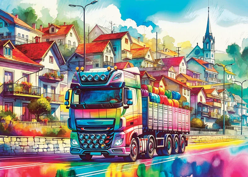 Rolling Through Colors (1000pcs)