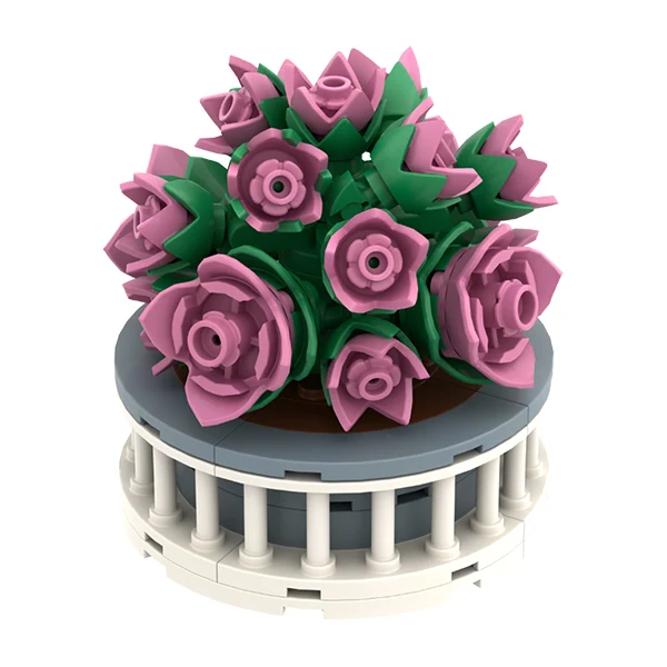 Brixies Flowers - Mini Flowercharm Bouquet (102pcs)