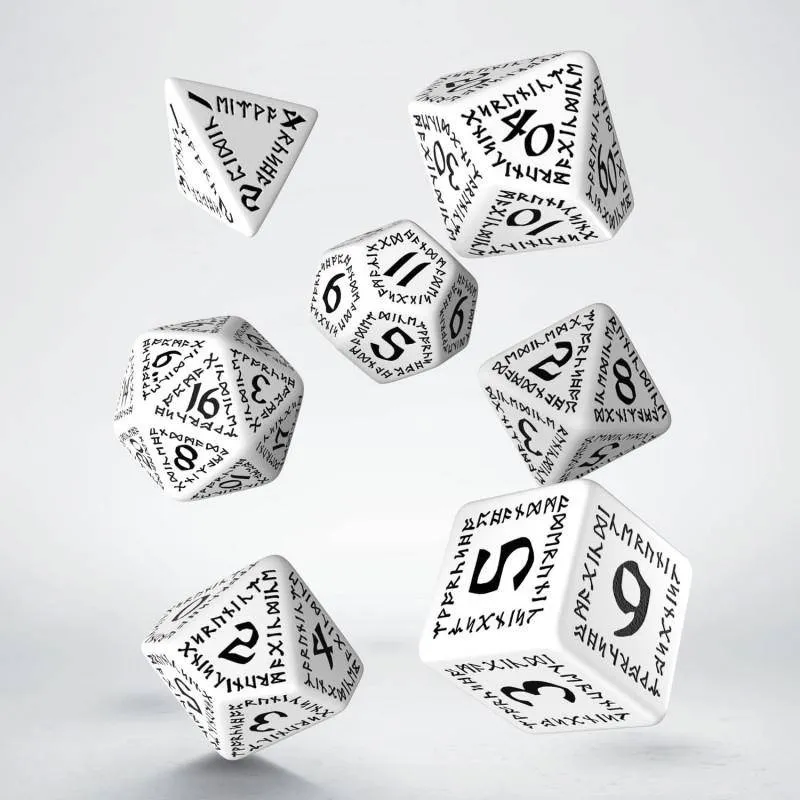 Runic Dice White/Black