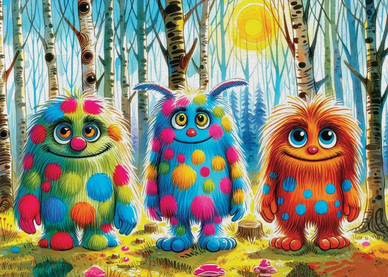 Monsterous Trio (1000pcs)