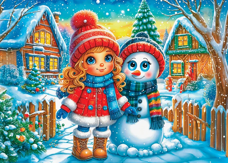 Frosty Friends Forever (1000pcs)