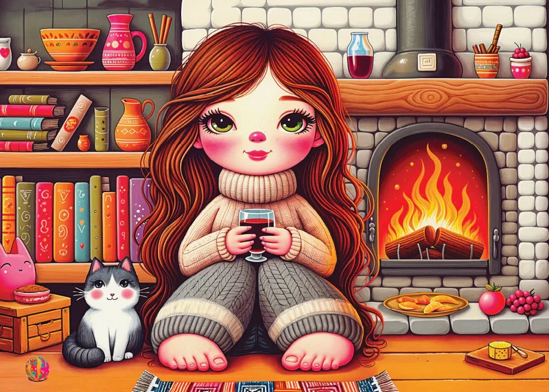 Fireside Evening Bliss (1000pcs)