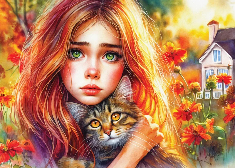 Silent Feline Comfort (1000pcs)