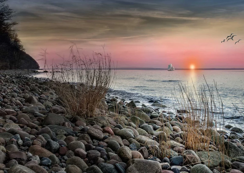 98085 Natur - Sonnenuntergang Puzzle