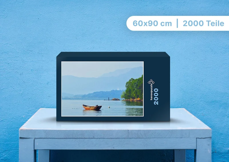 98120 Natur - Boot im See Puzzle