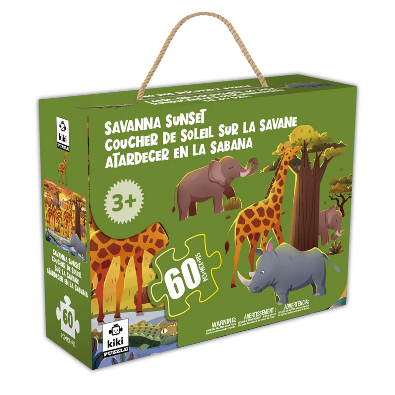 Discovery Puzzle - Savannah Sunset (60pcs)