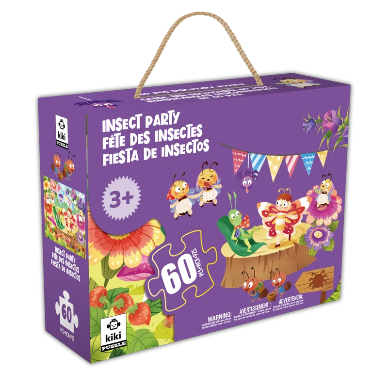 Discovery Puzzle - Insect Party (60pcs)