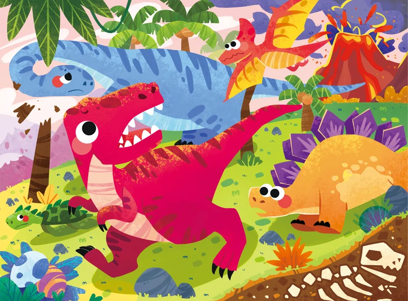 Discovery Puzzle - The Dinosaur Era (48pcs)