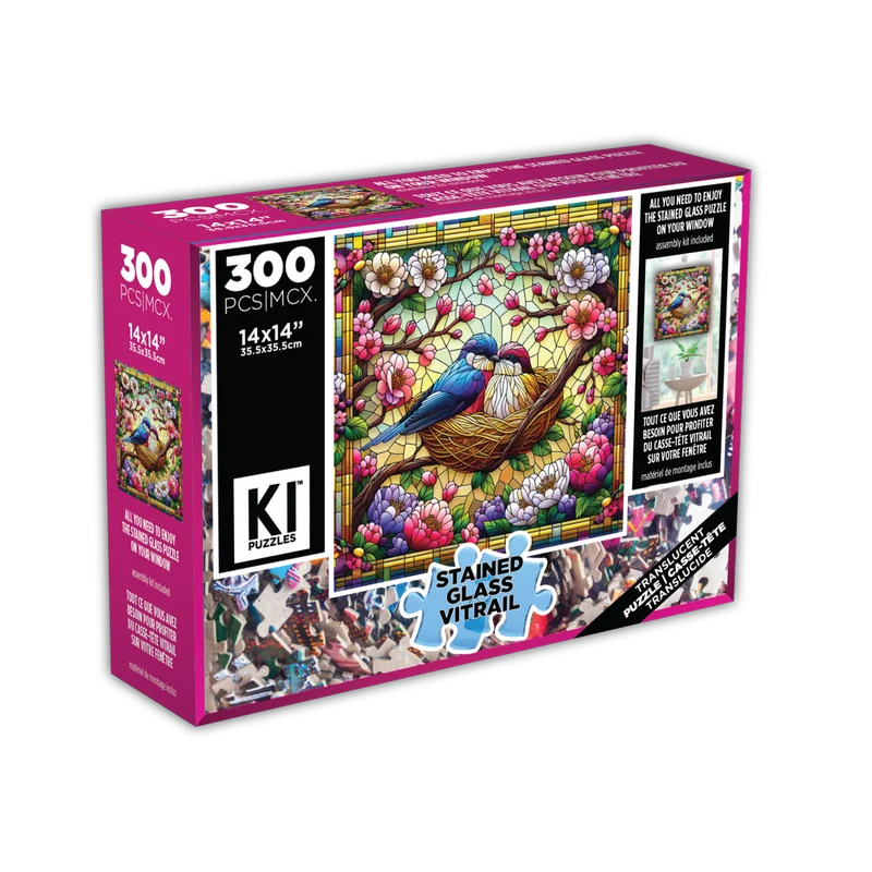 Stained Glass - Birds (Translucent) (300pcs)