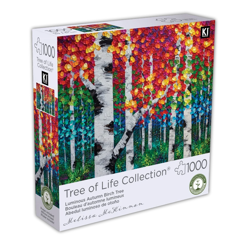 Tree of Life Collection - Luminous Autumn Birch Tree (1000pcs)