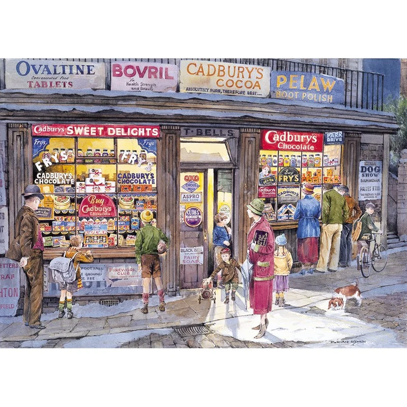PFG The Corner Shop, Brian Eden (500pcs) (Usage/Used - PUZZLES FOR GOOD)