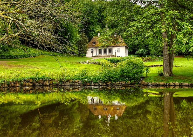 98355 Natur - Haus am See Puzzle