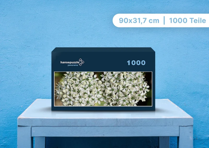 98898 Natur - Weiße Blumen Puzzle