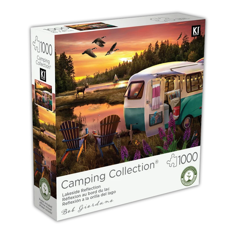 Camping Collection - Lakeside Reflection, Bob Giordano (1000pcs)
