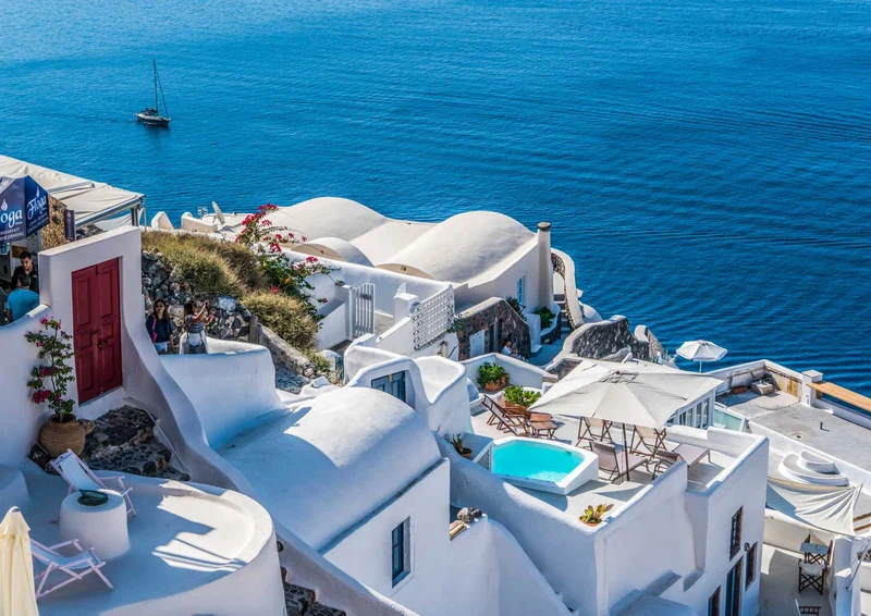 98438 Gebäude - Santorini Puzzle