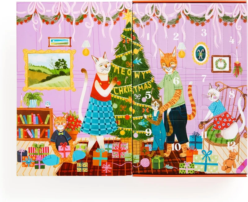 Advent Calendar - Meowy Christmas 12 Days of Puzzles (500pcs)