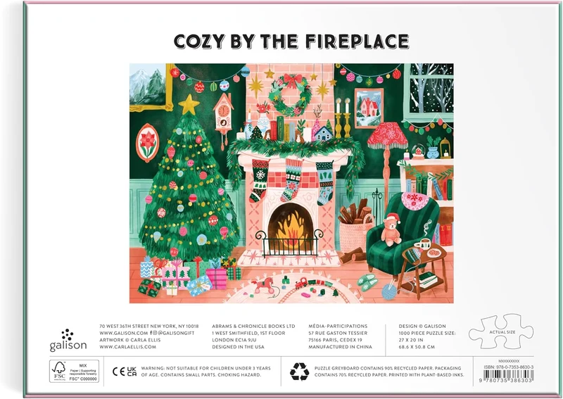 Cozy by the Fireplace (1000pcs)