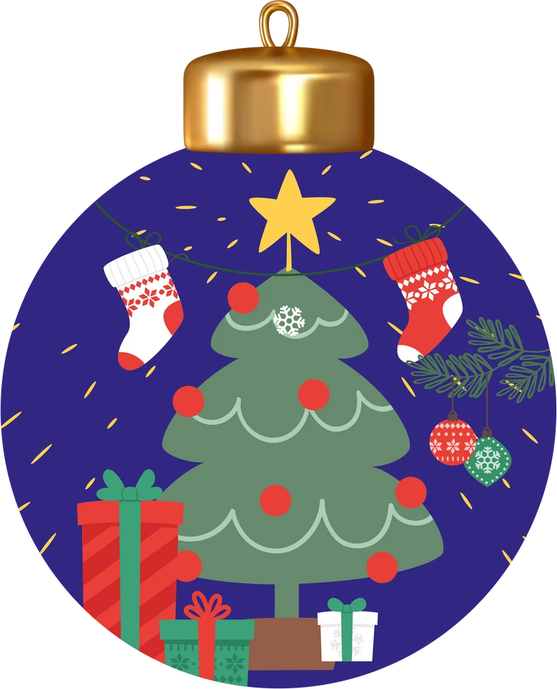 Holly Jolly - Christmas Tree (48pcs)