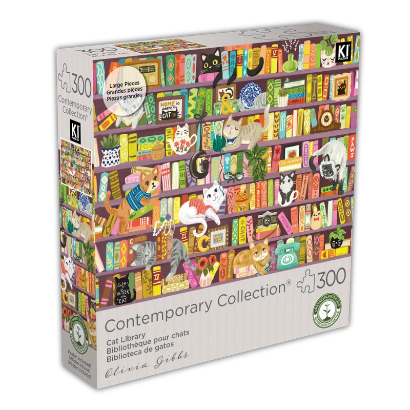 Contemporary Collection - Cat Library (300pcs)