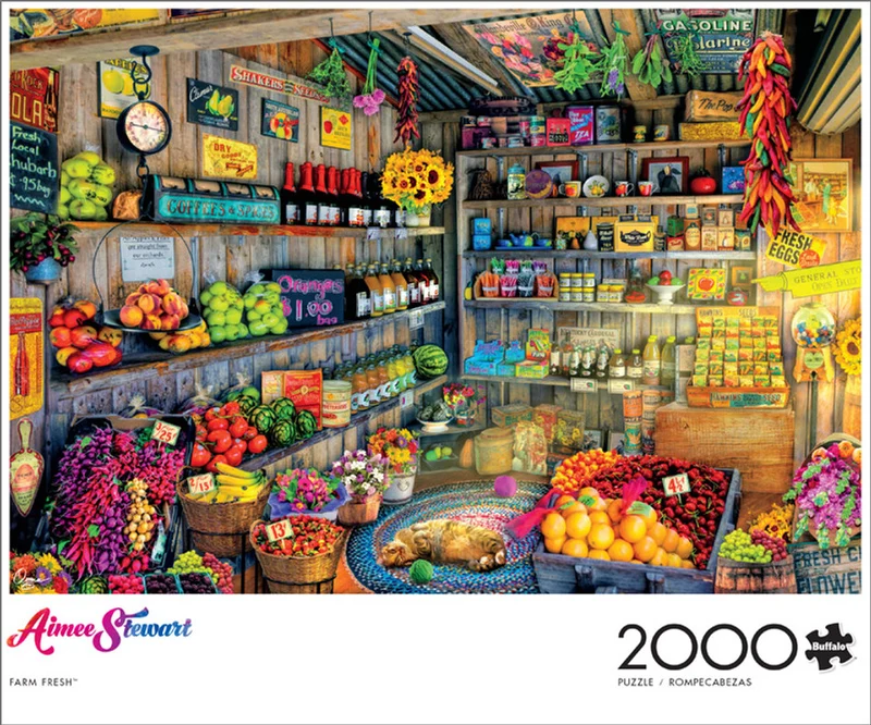PFG Farm Fresh, Aimee Stewart (2000pcs) (Usage/Used - PUZZLES FOR GOOD)