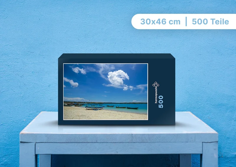 98008 Natur - Boote im Meer Puzzle