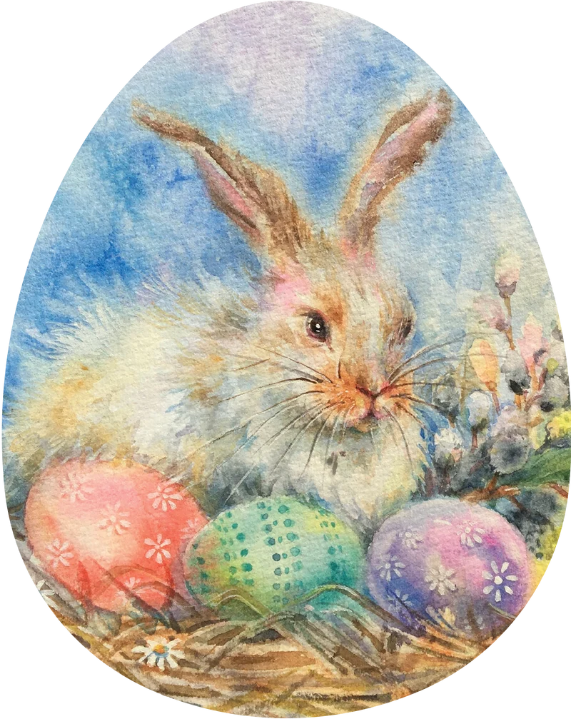 Hoppy Easter - Orange (48pcs)