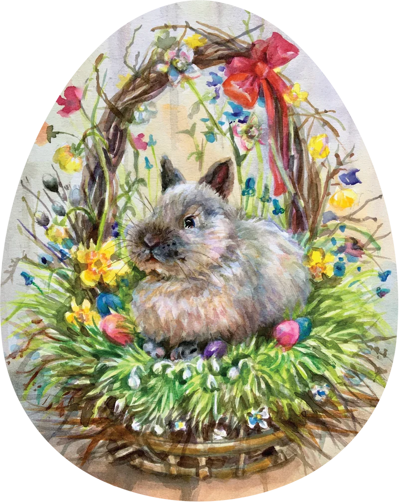 Hoppy Easter - Green (48pcs)