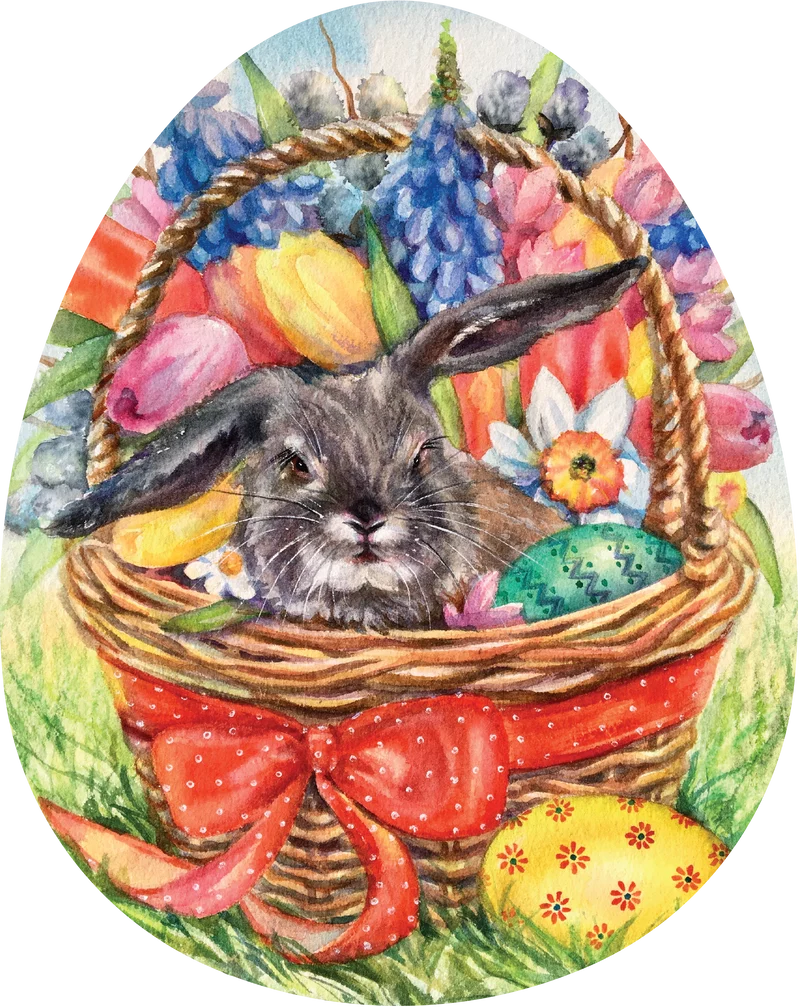 Hoppy Easter - Blue (48pcs)
