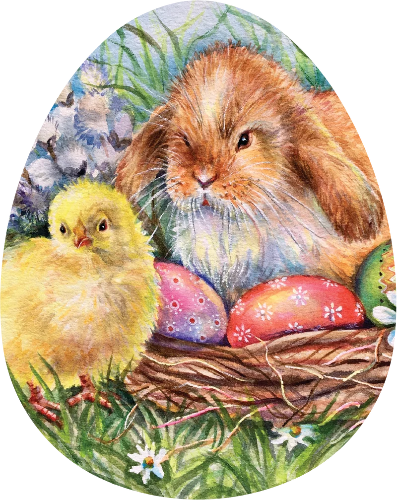 Hoppy Easter - Yellow (48pcs)