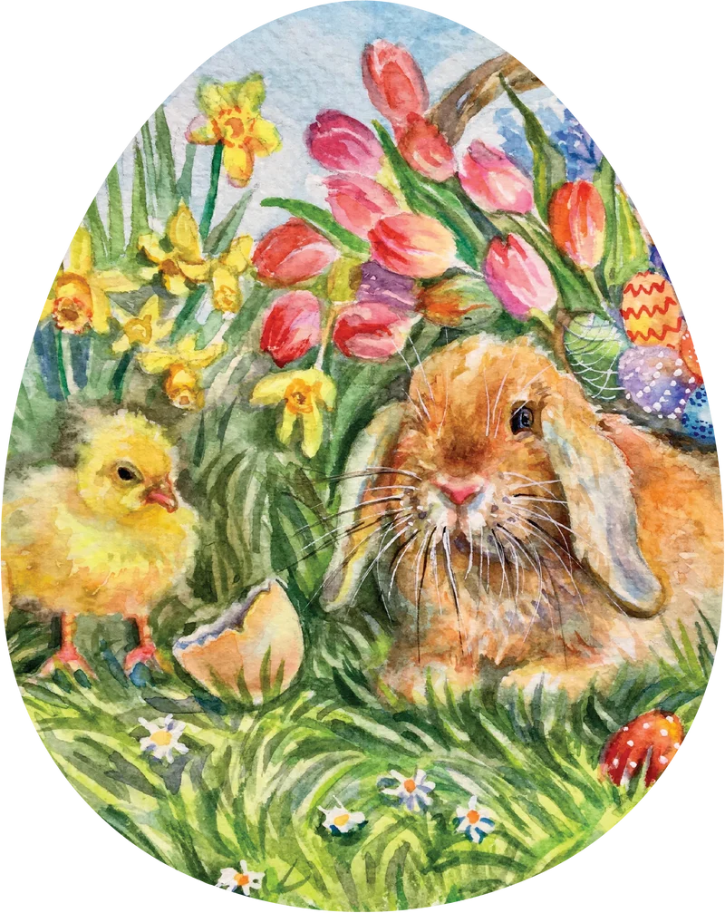 Hoppy Easter - Pink (48pcs)