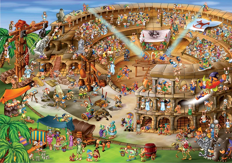PFG Roman Amphitheatre (Usage/Used - PUZZLES FOR GOOD)