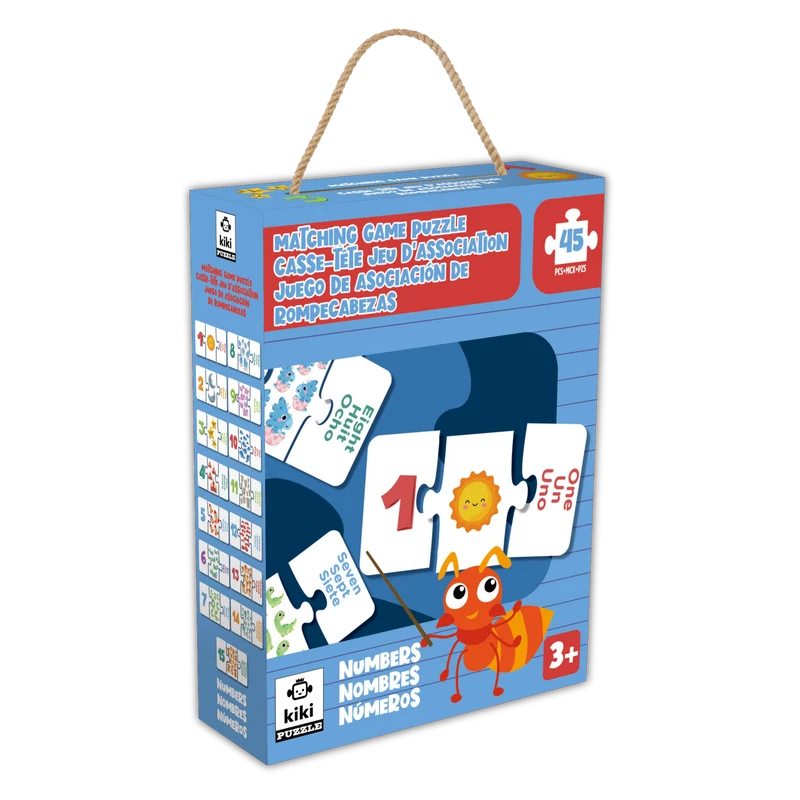 Matching Game Puzzle - Numbers (45pcs)