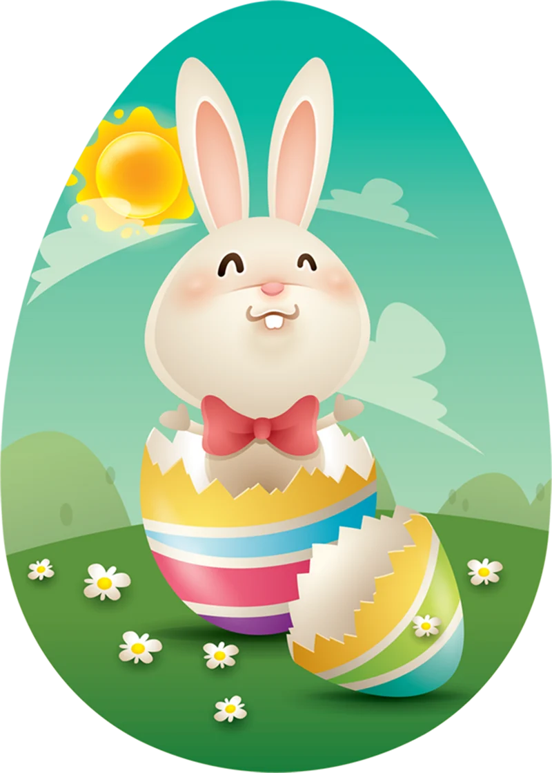 Hoppy Easter - Blue (24pcs)