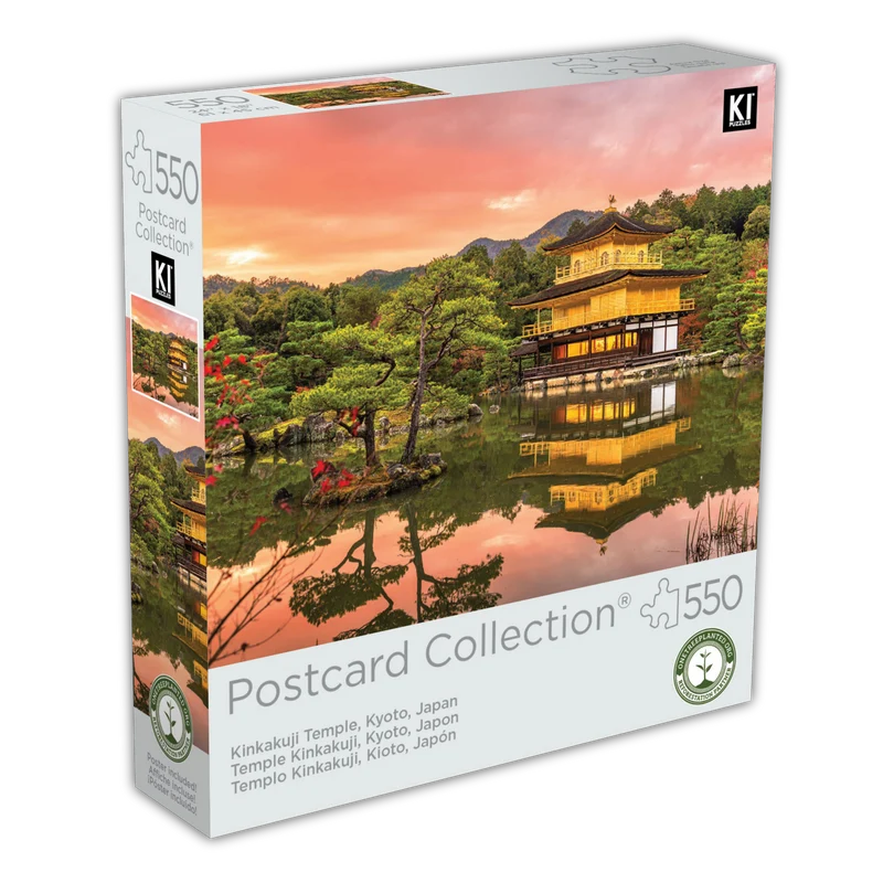 Postcard Collection - Kinkakuji Temple, Kyoto, Japan (550pcs)