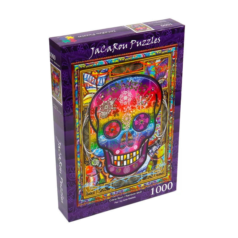 PFG Rainbow Skull, Anie Maltais (Usage/Used - PUZZLES FOR GOOD)