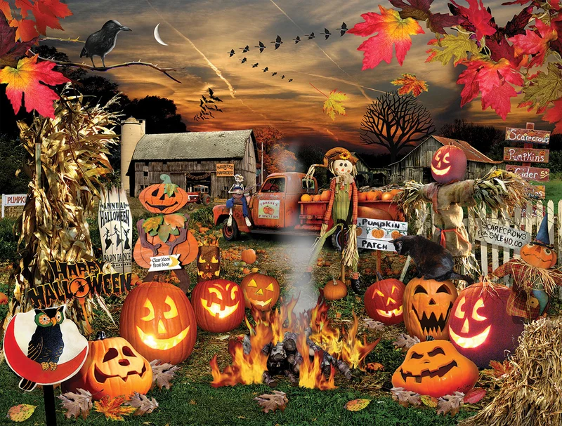 PFG Jack-O-Lanterns, Lori Schory (Usage/Used - PUZZLES FOR GOOD)
