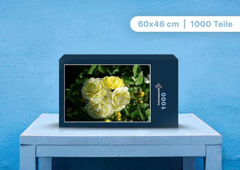 98988 Natur - Weiße Rosen Puzzle